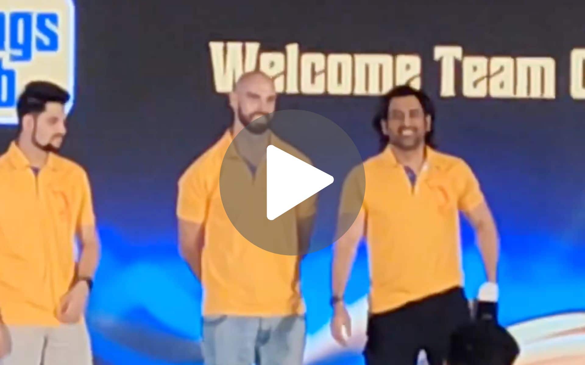 [Watch] CSK Fans Go Berserk At MS Dhoni's Entry During IPL 2024 Team Event